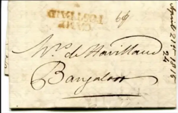 COV-2172 pre stamp cover