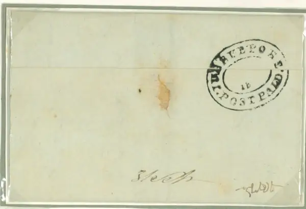 COV-2621 pre stamp cover