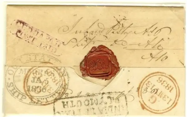 COV-720 pre stamp cover