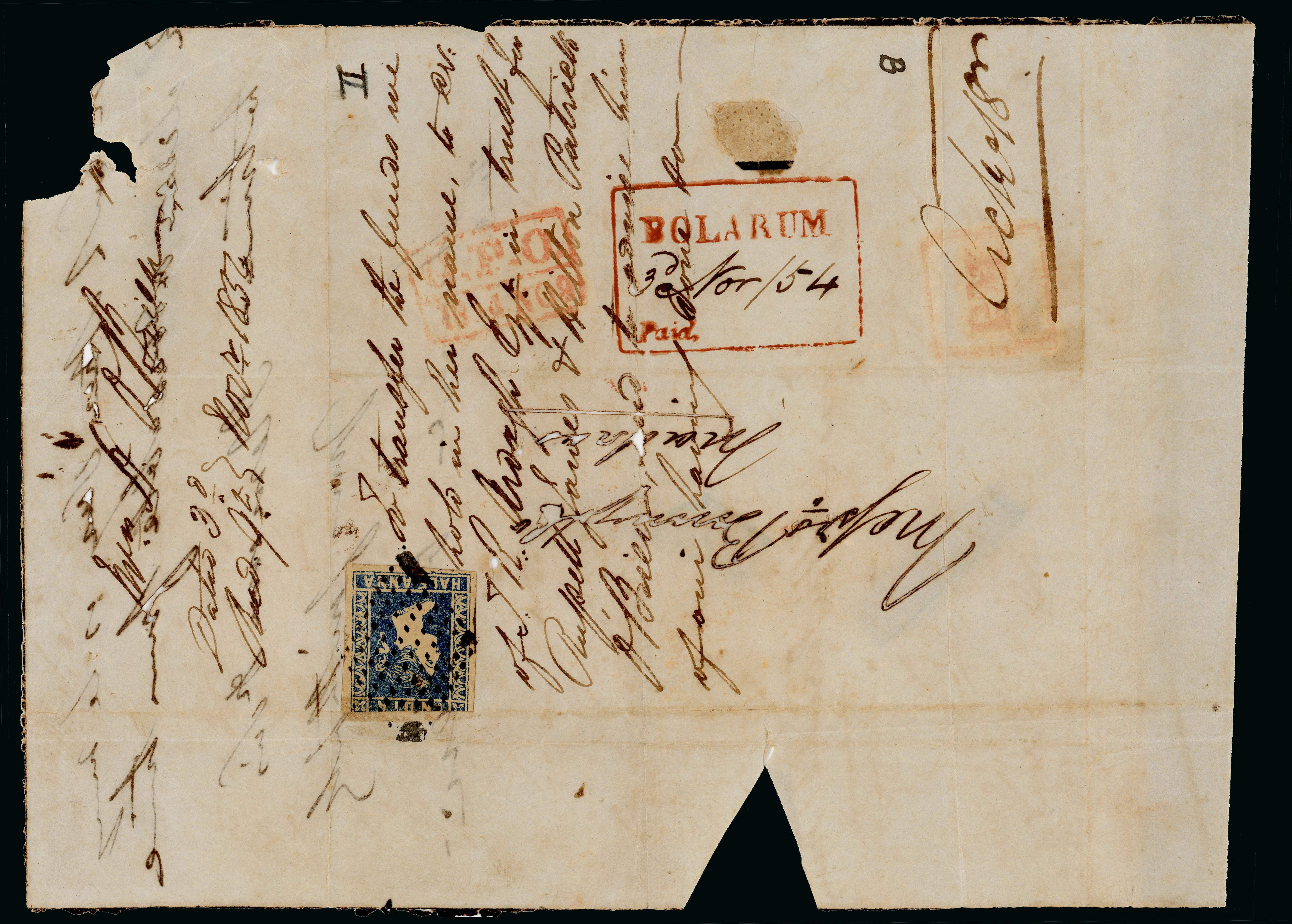 COV-4213 pre stamp cover