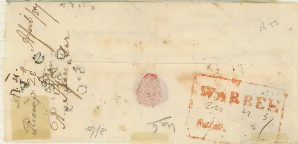 Warree HG 1 pre-1854 cover