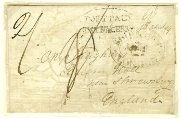 COV-793 pre stamp cover
