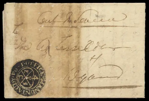 COV-1909 pre stamp cover