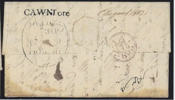 COV-1882 pre stamp cover