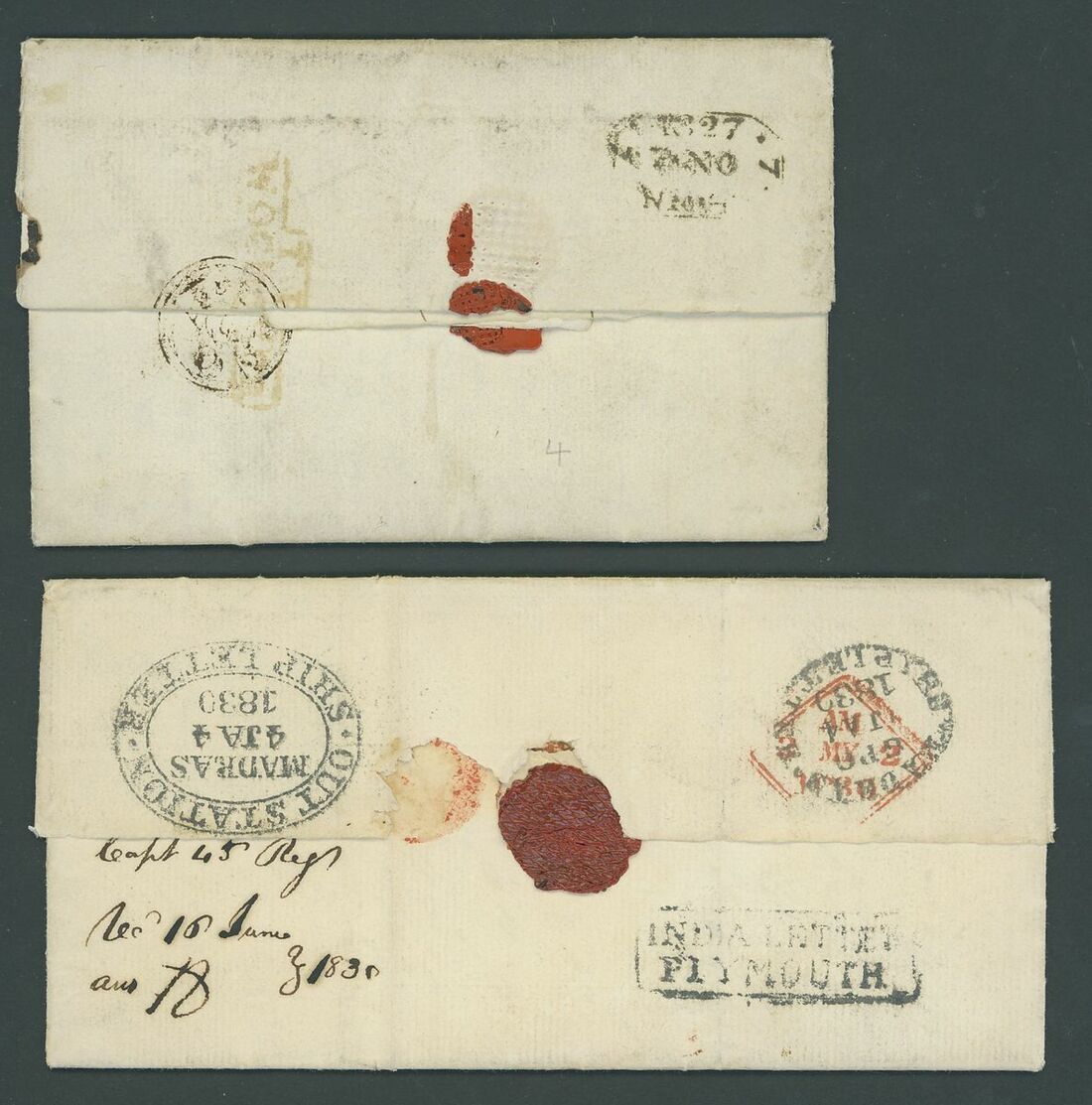 Madras SD11 pre-1854 cover, Spink lot 3058