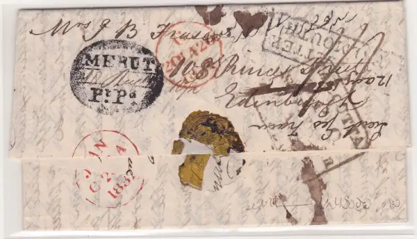 Merut HG 3A pre-1854 cover
