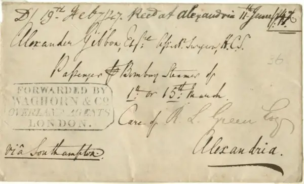 COV-1810 pre stamp cover