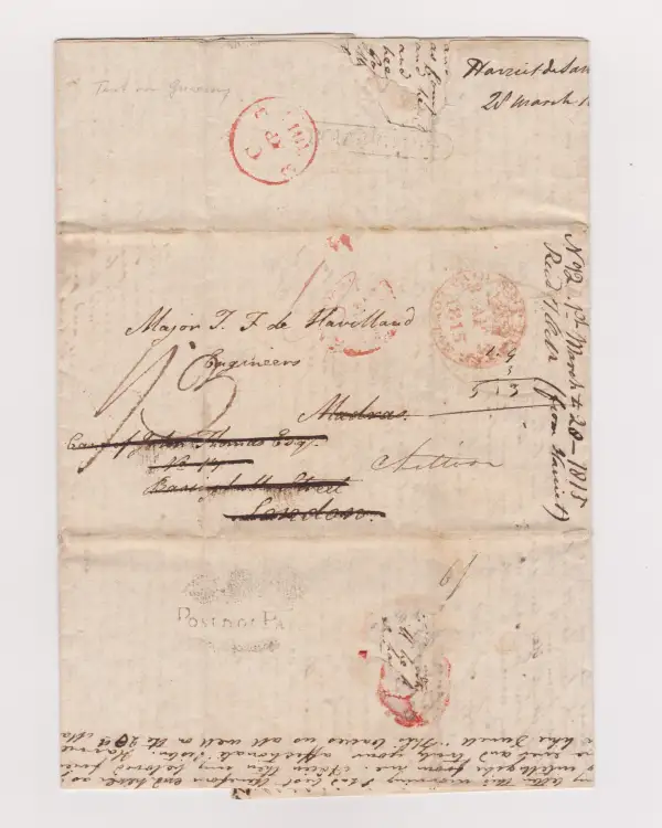 Madras HG SRAdd pre-1854 cover
