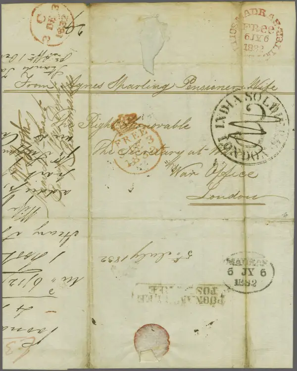 COV-522 pre stamp cover