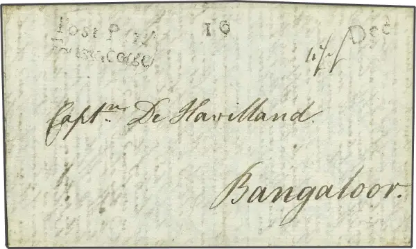 Madras HG 4 pre-1854 cover, Corinphila Auctions lot 928