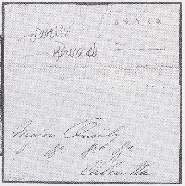 Akyab FP 5 pre-1854 cover, Robson Lowe lot 2010