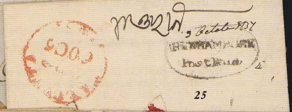 COV-1027 pre stamp cover
