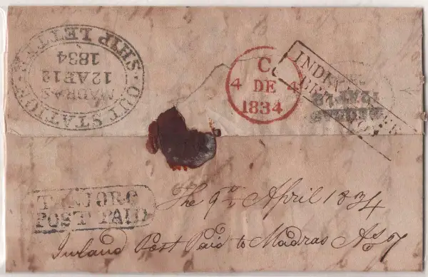 COV-2460 pre stamp cover