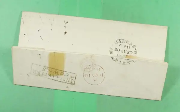 Madras SD8 pre-1854 cover