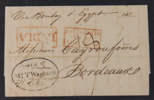 COV-1831 pre stamp cover
