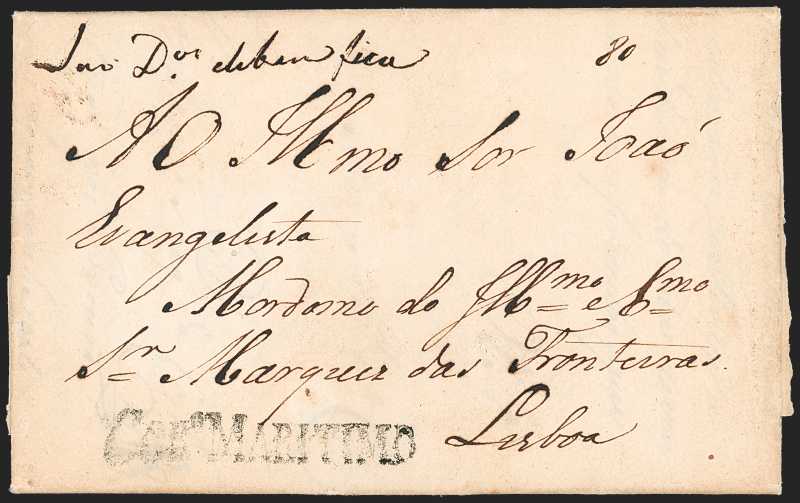 Goa FP 1 pre-1854 cover, Robert A. Siegel Auction Galleries lot 6224