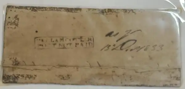 COV-2763 pre stamp cover
