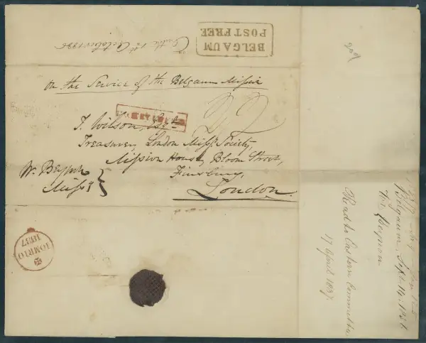 COV-1893 pre stamp cover