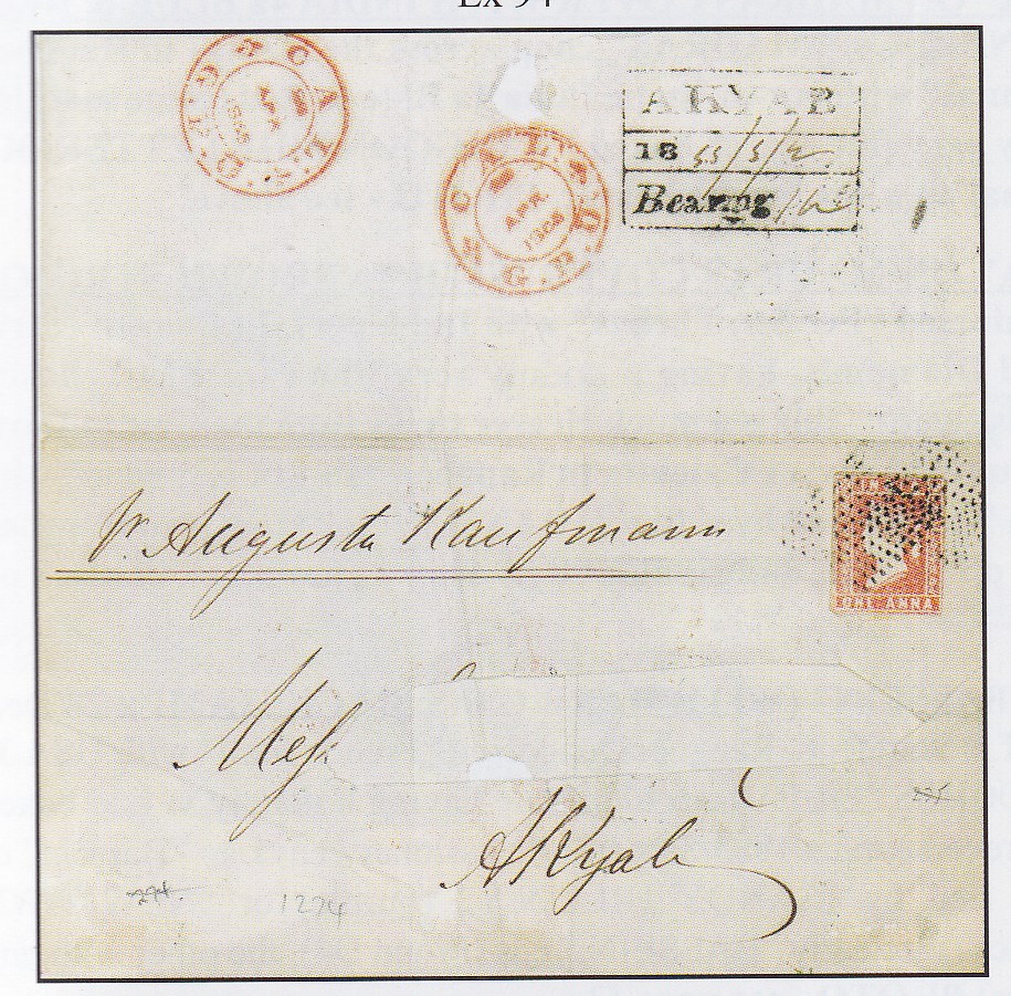 Akyab FP 3 pre-1854 cover, Cavendish Philatelic Auctions Ltd lot 102