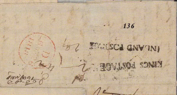 Madras SR1 pre-1854 cover, Spink lot 136