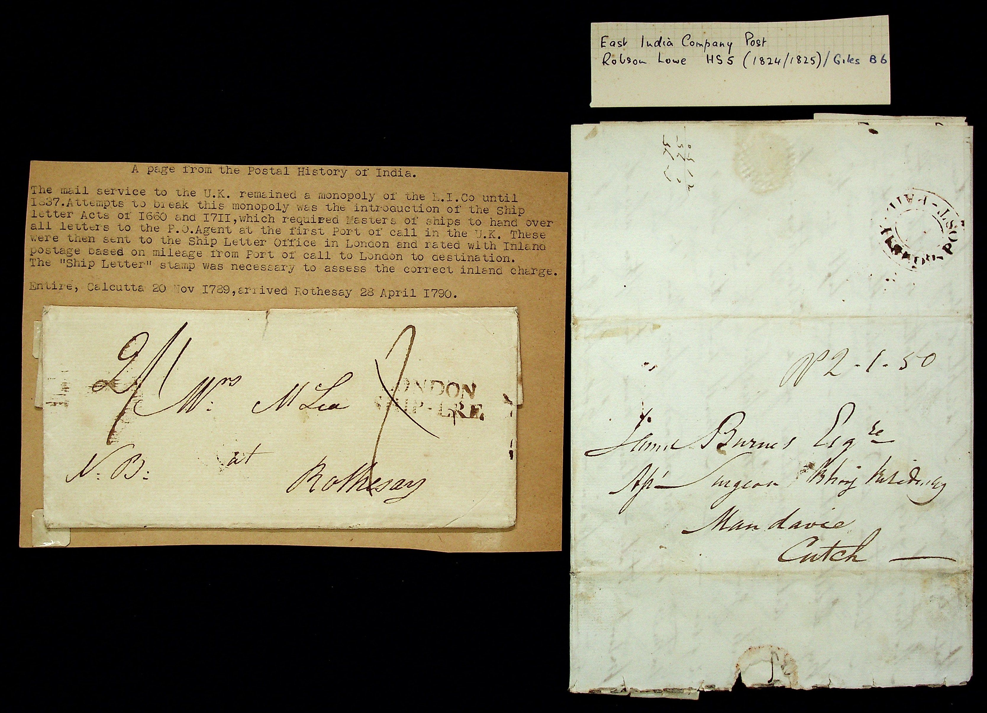 Bombay HG 10 pre-1854 cover, Sephils lot 0088