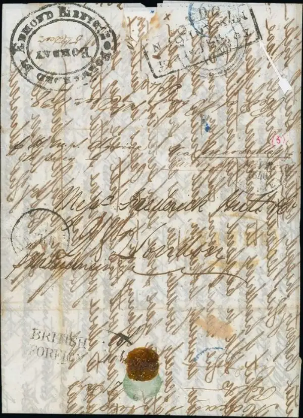 COV-1814 pre stamp cover