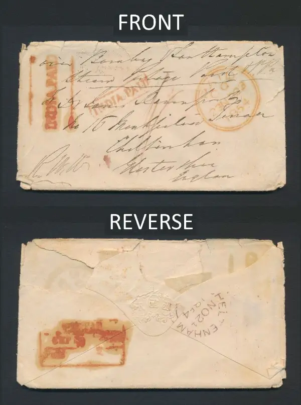 Mooltan HG 2 pre-1854 cover