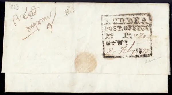COV-1165 pre stamp cover