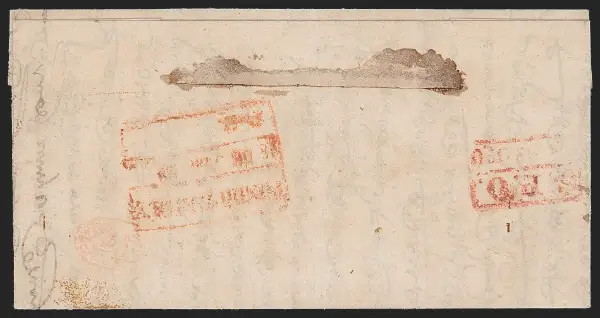 Pre-stamp cover of India — Pondicherry HG 12, COV-4704, 1856