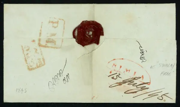 COV-1580 pre stamp cover