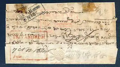 Trivandrum HG 3 pre-1854 cover