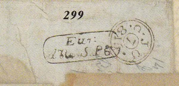 Madras SD1 pre-1854 cover, Spink lot 299
