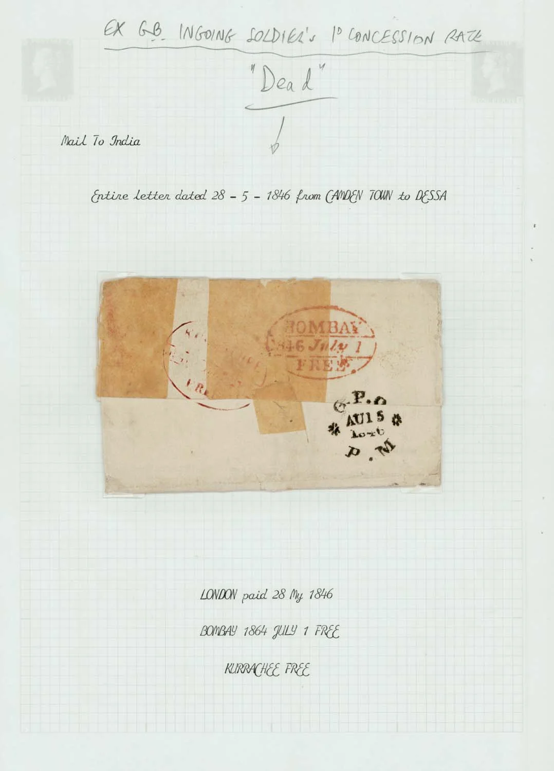 COV-1551 pre stamp cover