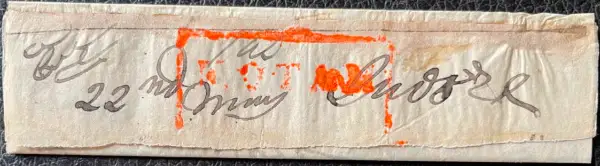 Pre-stamp cover of India — Kotah HG 1, COV-4431, 1845