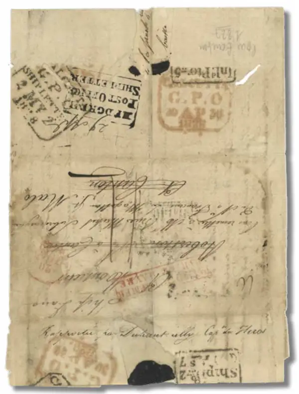 COV-1736 pre stamp cover
