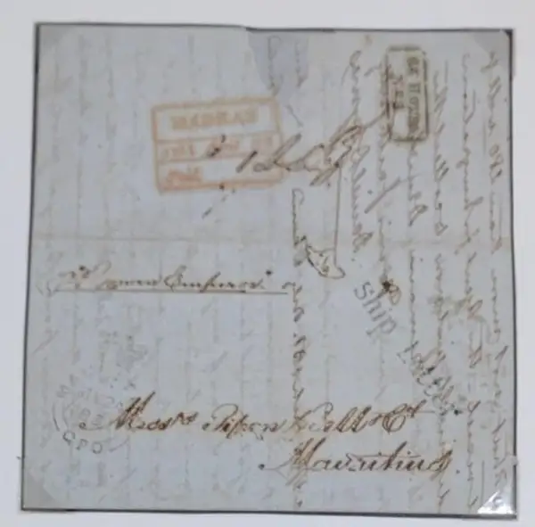 Madras MX9 pre-1854 cover, Philaindia lot 4