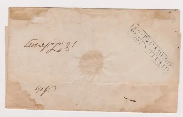 COV-581 pre stamp cover