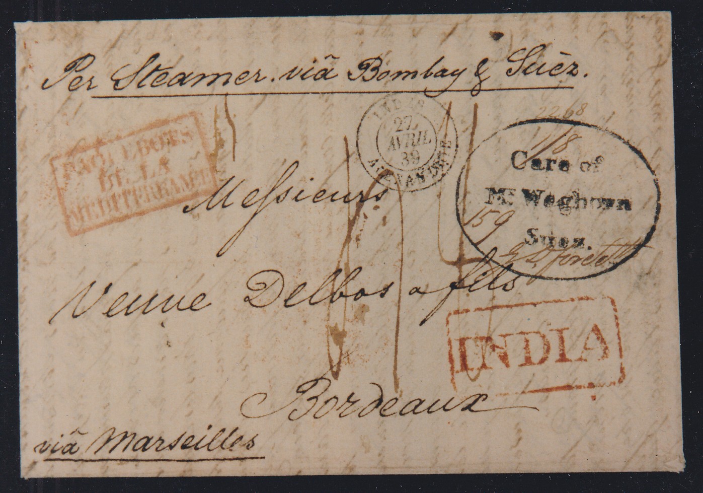 COV-2853 pre stamp cover