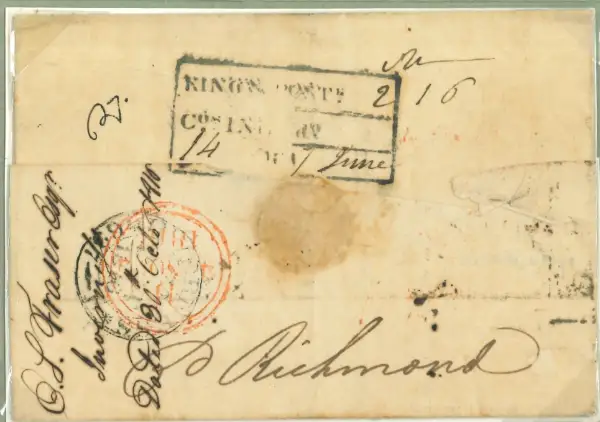 COV-1659 pre stamp cover