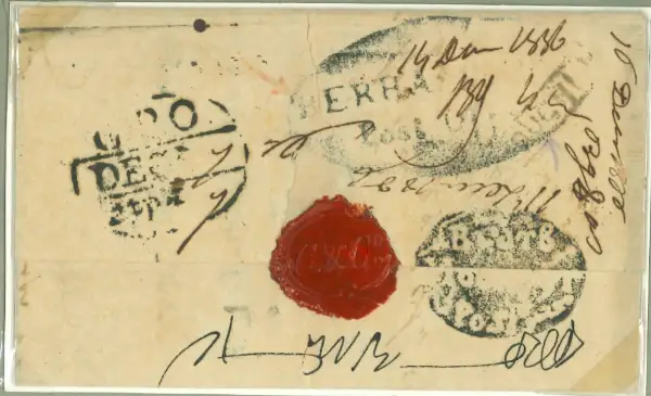 COV-1871 pre stamp cover