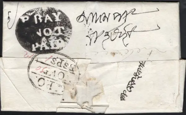 Bombay HG 1B pre-1854 cover