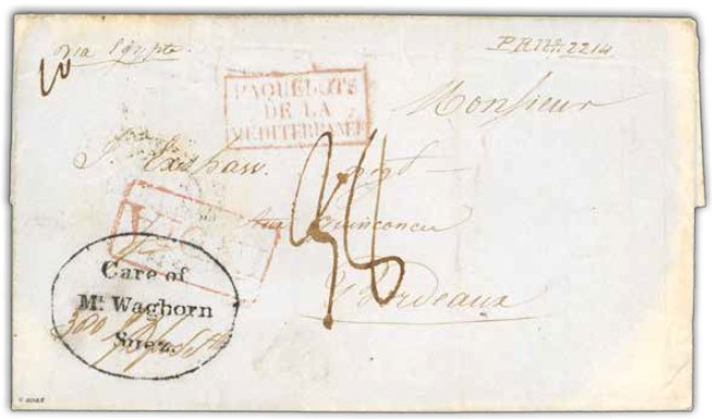 COV-1834 pre stamp cover