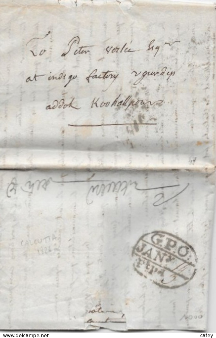 Calcutta HG 15 pre-1854 cover, Delcampe lot 1838732838