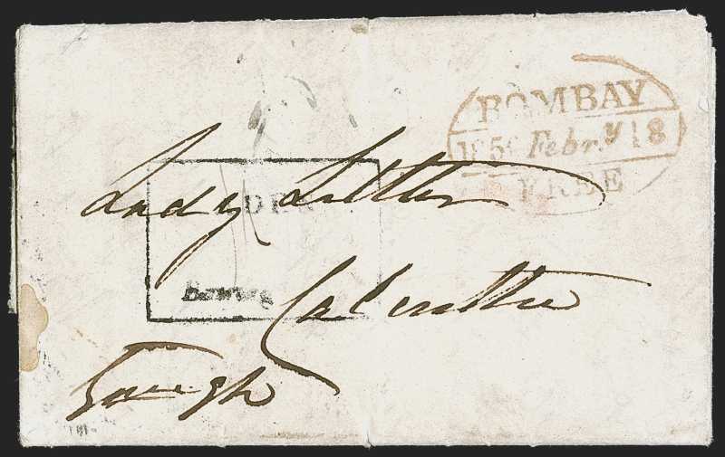 Aden FP 3 pre-1854 cover, Robert A. Siegel Auction Galleries lot 1103