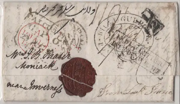 COV-1844 pre stamp cover
