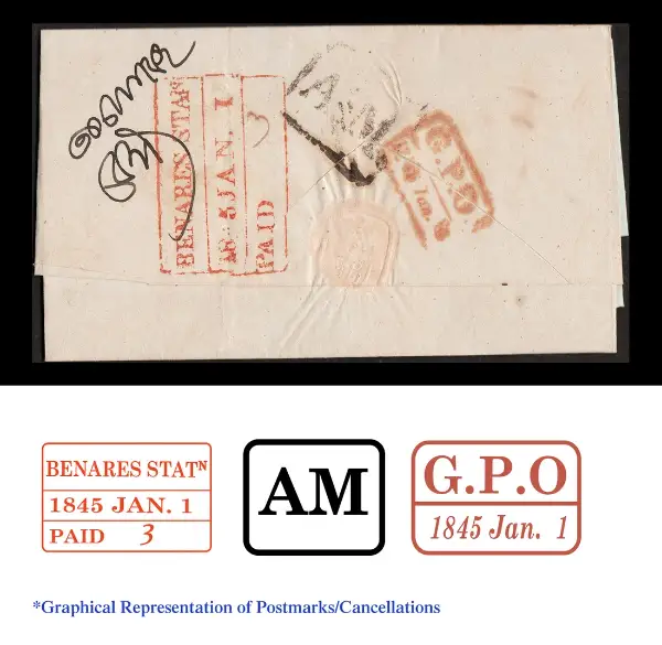 Benares HG 12 pre-1854 cover
