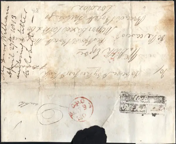 COV-588 pre stamp cover