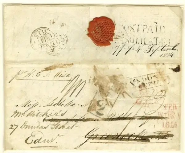 COV-822 pre stamp cover