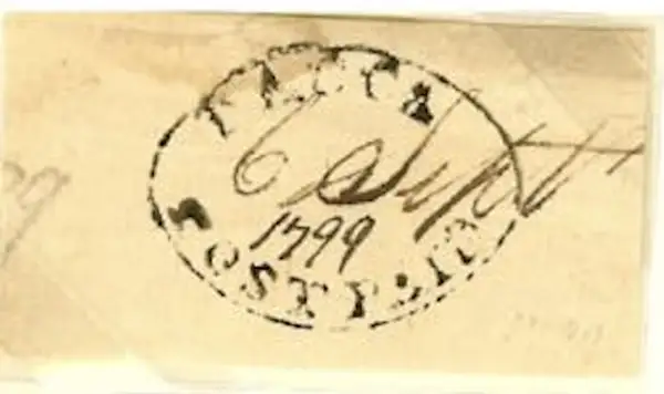 COV-743 pre stamp cover
