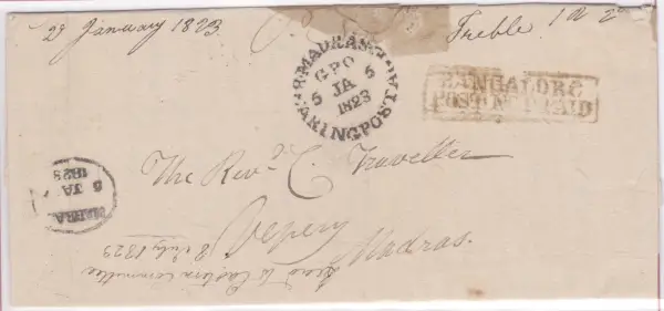 COV-943 pre stamp cover